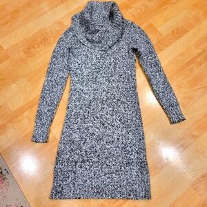 Express Cowl Neck Midi Knit Sweater Dress Size XS